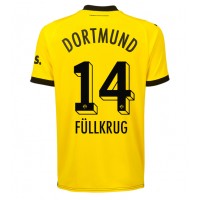 Borussia Dortmund Niclas Fullkrug #14 Replica Home Shirt 2023-24 Short Sleeve